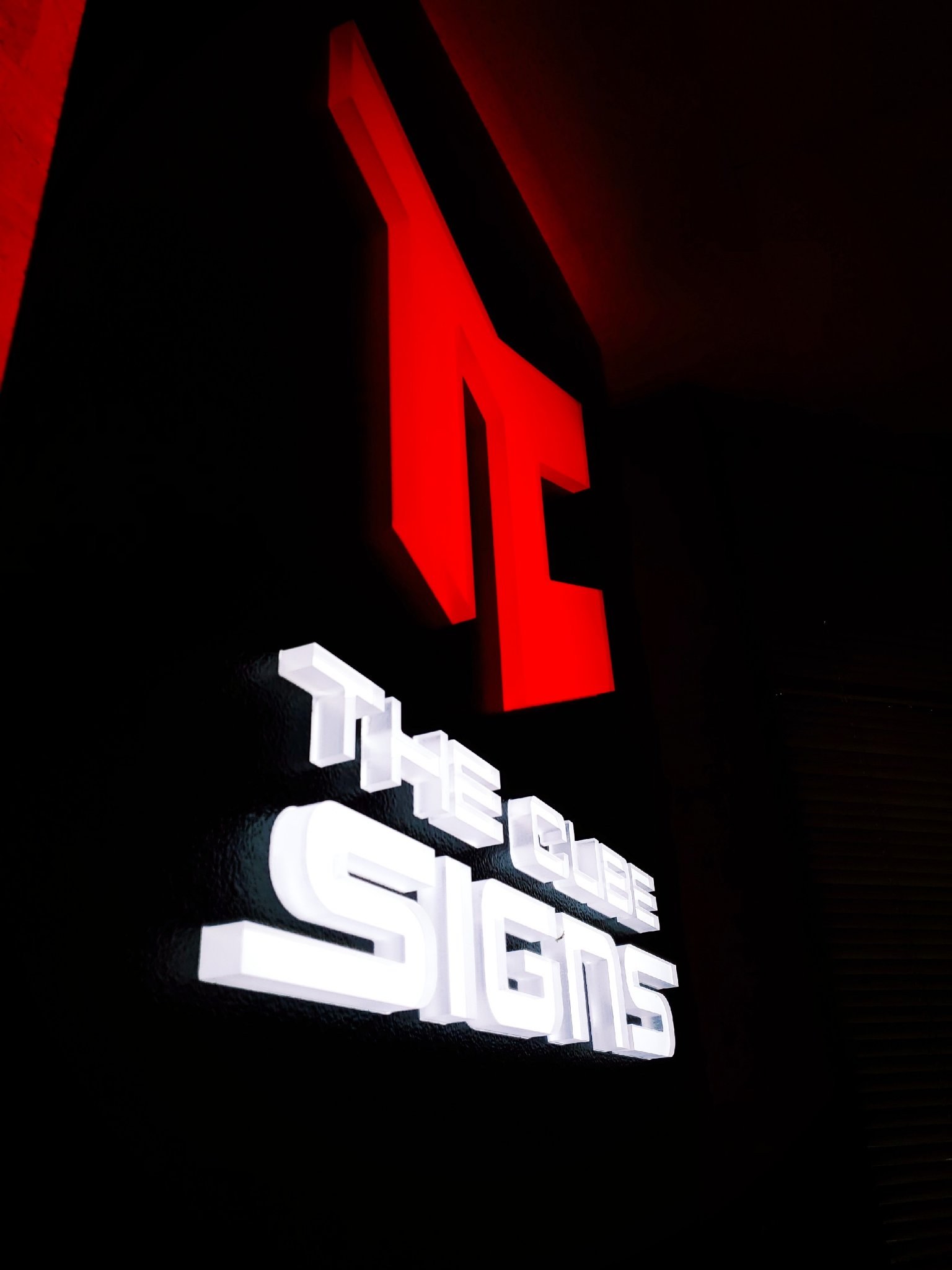 Push-Thru Signs
